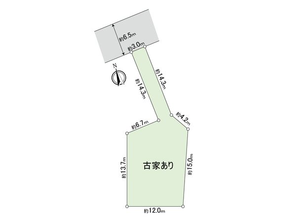 田奈町 土地 区画図 区画図
