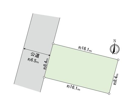 青葉台1丁目 土地 区画図