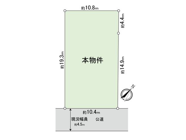 若葉台5丁目 土地 区画図