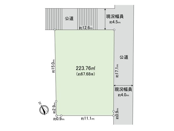 たちばな台1丁目土地 区画図 たちばな台1丁目土地 区画図