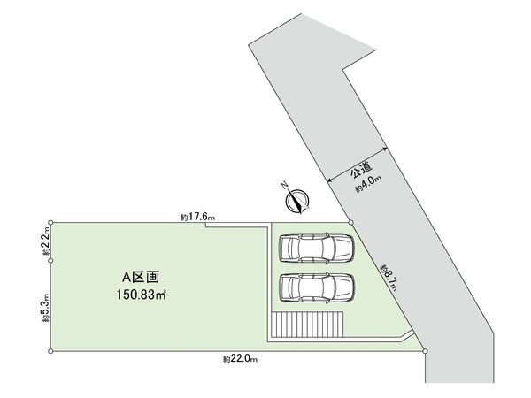 藤が丘2丁目土地 A区画 区画図 藤が丘2丁目土地 A区画 区画図