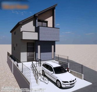 みたけ台 新築戸建 外観パース図