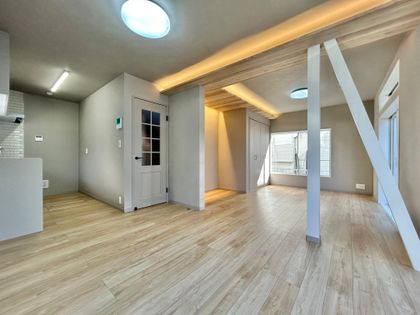 青葉区みたけ台 戸建 リビング