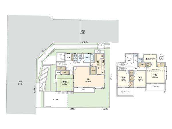 すみよし台 戸建 間取図(平面図)