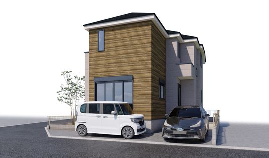 鴨志田町 新築戸建 外観パース図