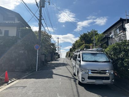 みたけ台 新築戸建1号棟 前面道路含む外観 前面道路含む外観