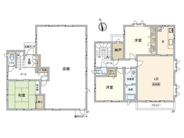 横浜市青葉区奈良5丁目 間取図(平面図) 横浜市青葉区奈良5丁目 間取図(平面図)