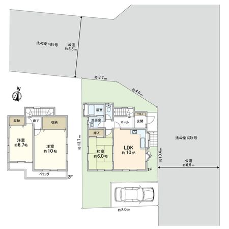 奈良町 戸建 間取図(平面図) 奈良町 戸建 間取図(平面図)