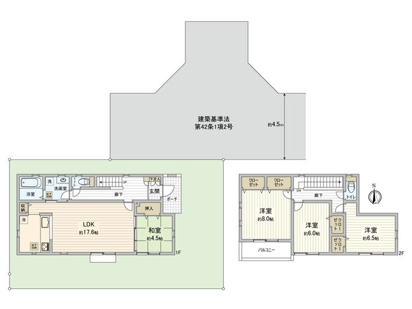 青葉区たちばな台2丁目 新築7号棟 間取図(平面図) 青葉区たちばな台2丁目 新築7号棟 間取図(平面図)