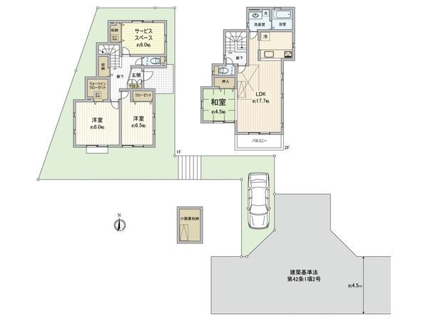青葉区たちばな台2丁目 新築10号棟 間取図(平面図)