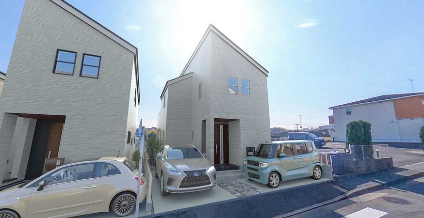 鴨志田町 新築1号棟 外観パース図 鴨志田町 新築1号棟 外観パース図