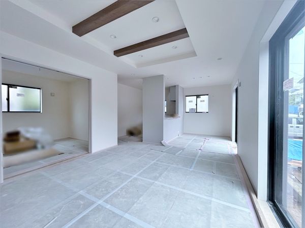 みたけ台 新築1号棟(ZEH水準省エネ住宅) リビング