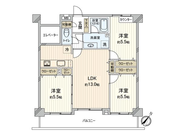間取図(平面図)