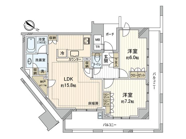 間取図(平面図)