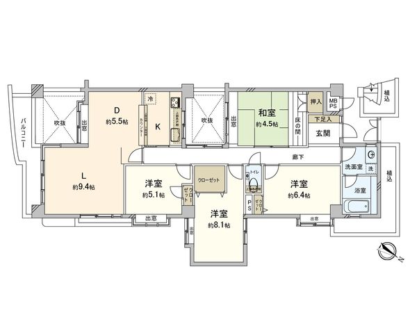 間取図(平面図)