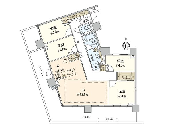 プロミライズ青葉台パークサイド 間取図(平面図) プロミライズ青葉台パークサイド 間取図(平面図)