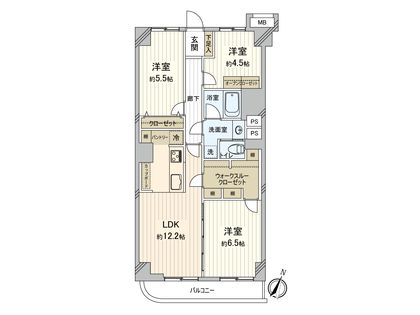 間取図(平面図) 間取図(平面図)