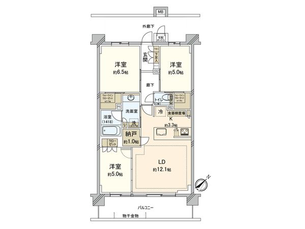 クレアホームズ市ヶ尾荏田西 間取図(平面図) クレアホームズ市ヶ尾荏田西 間取図(平面図)