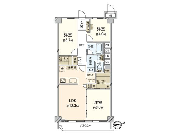 藤が丘ハウス 間取図(平面図)