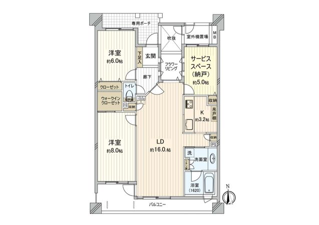 ランドシティ玉川学園ロイヤルテラス 間取図(平面図) ランドシティ玉川学園ロイヤルテラス 間取図(平面図)