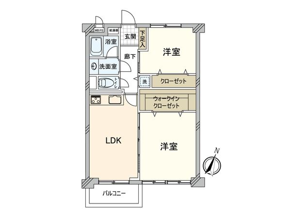 菱興青葉台第2マンション 間取図