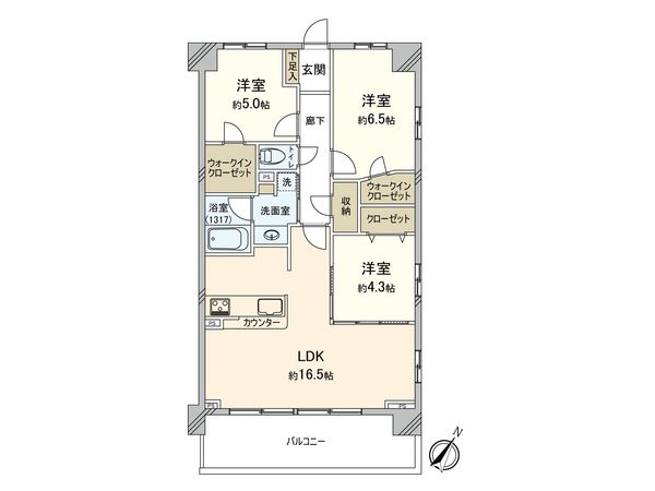 サンクレイドル藤が丘 間取図(平面図) サンクレイドル藤が丘 間取図(平面図)