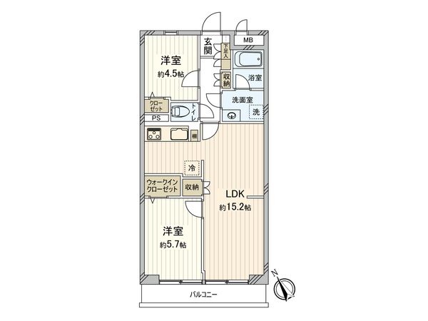 ライオンズマンション青葉台第3 間取図(平面図)