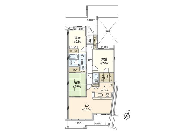 間取図(平面図)
