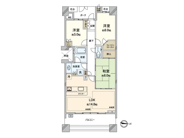 グランディスタ青葉台 間取図(平面図) グランディスタ青葉台 間取図(平面図)