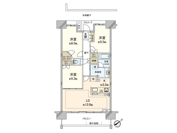 ドレッセ南町田シエルコート 間取図(平面図) ドレッセ南町田シエルコート 間取図(平面図)