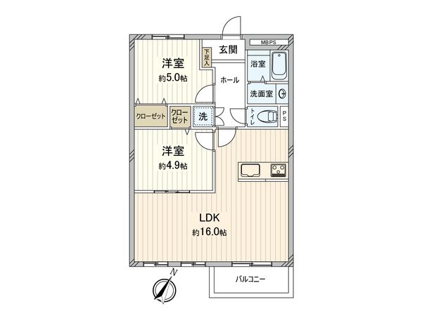 菱興青葉台第2マンション 間取図(平面図) 菱興青葉台第2マンション 間取図(平面図)