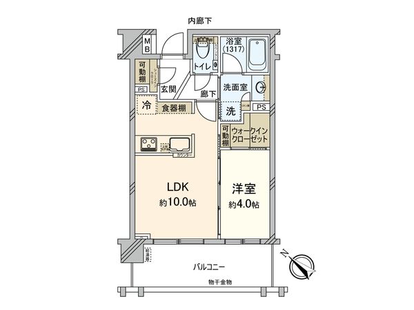 エクセレントシティ藤が丘駅前 間取図(平面図)