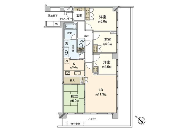 青葉台パーク・ホームズ2番館 間取図(平面図) 青葉台パーク・ホームズ2番館 間取図(平面図)