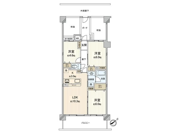 間取図(平面図)