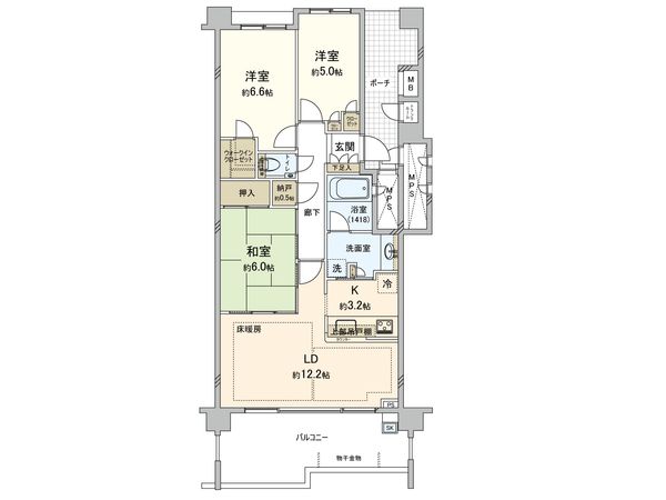 ブライシス青葉台 間取図(平面図) ブライシス青葉台 間取図(平面図)