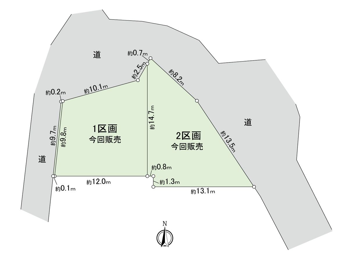 港北区篠原台町(土地) 区画図 区画図