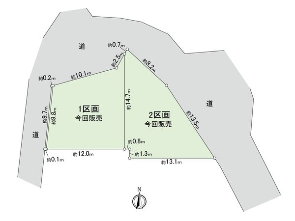 港北区篠原台町(土地) 区画図