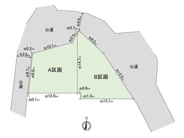 港北区篠原台町(土地) 区画図 港北区篠原台町(土地) 区画図