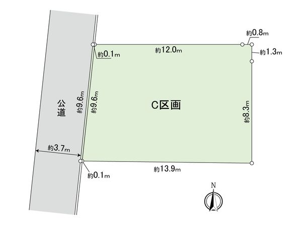 港北区篠原台町(土地) 区画図