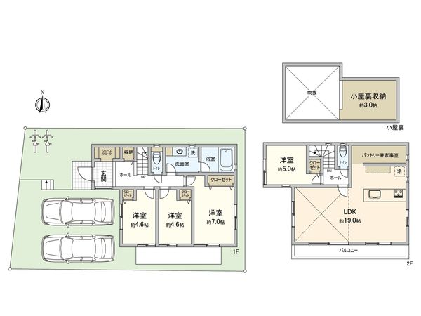 港北区篠原台町(土地) 建物プラン例 (内観写真)