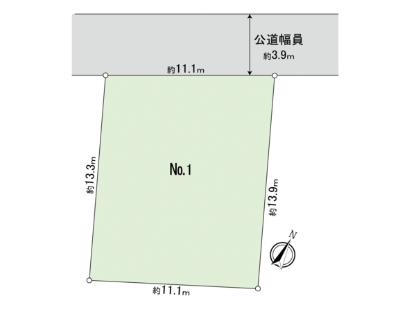 港北区篠原西町(土地)1区画 地形図