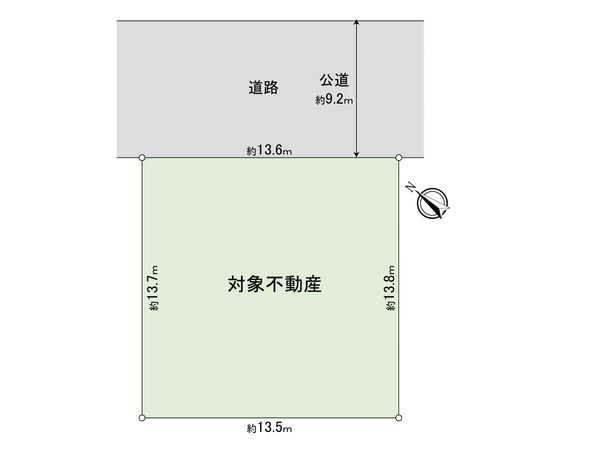 神奈川区西寺尾3丁目(土地) 区画図