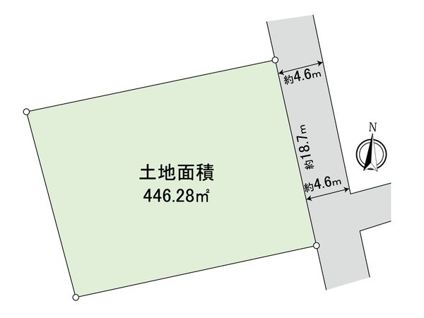 港北区錦が丘(土地) 区画図 港北区錦が丘(土地) 区画図