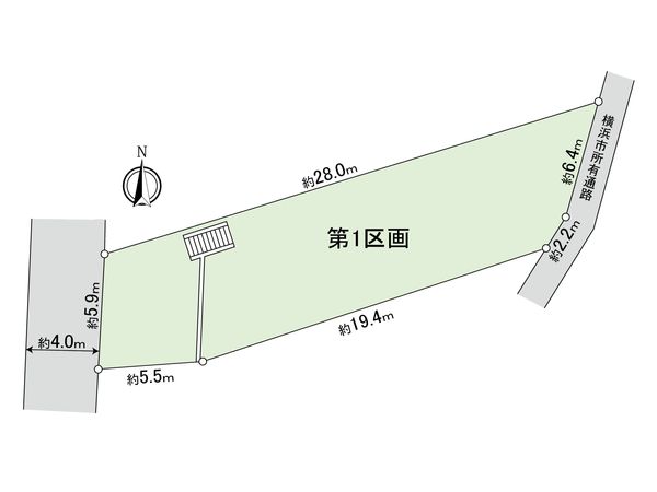 港北区篠原東2丁目(土地)1区画 区画図 港北区篠原東2丁目(土地)1区画 区画図