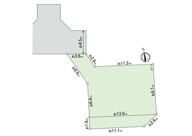 港北区篠原東3丁目(土地)2区画 区画図 港北区篠原東3丁目(土地)2区画 区画図