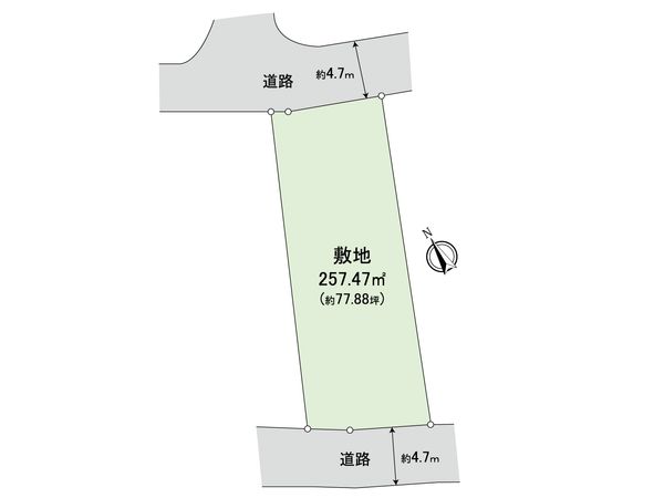 港北区篠原西町(土地) 区画図 港北区篠原西町(土地) 区画図