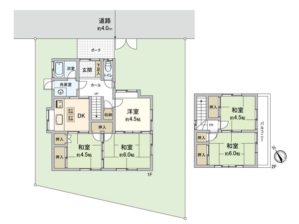 神奈川区西寺尾4丁目(戸建) 間取図(平面図) 神奈川区西寺尾4丁目(戸建) 間取図(平面図)