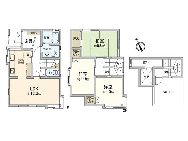 鶴見区駒岡4丁目(戸建) 間取図(平面図)