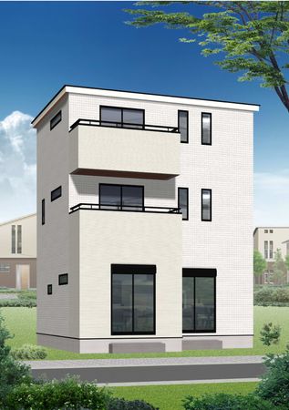 中原区木月4丁目(新築戸建) 外観パース図 中原区木月4丁目(新築戸建) 外観パース図