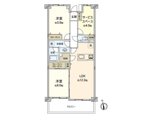 妙蓮寺東パーク・ホームズ 間取図(平面図) 間取図(平面図)